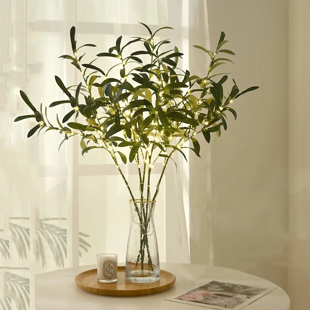 Realistic Greenery LED Table Lamp