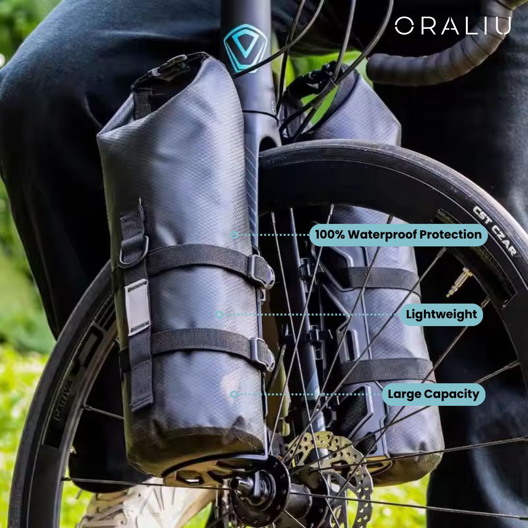 Waterproof Cycling Front Pannier Bag Set – 5-7L