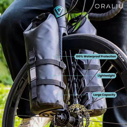 Waterproof Cycling Front Pannier Bag Set – 5-7L