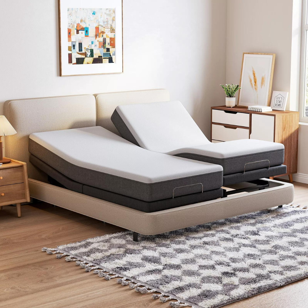 Comfortable Electric Adjustable Bed Frame with Remote Control