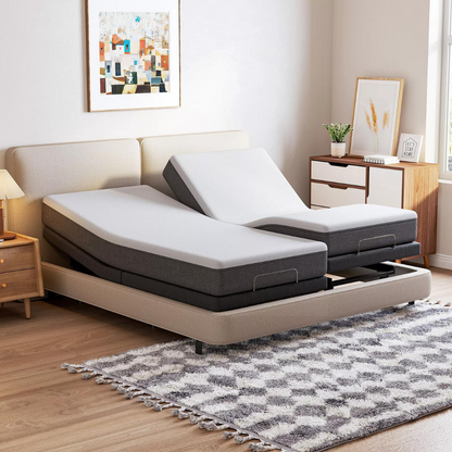 Comfortable Electric Adjustable Bed Frame with Remote Control