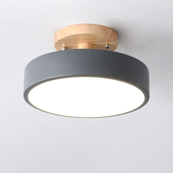 Simple Round LED Ceiling Light – Modern Flush Mount