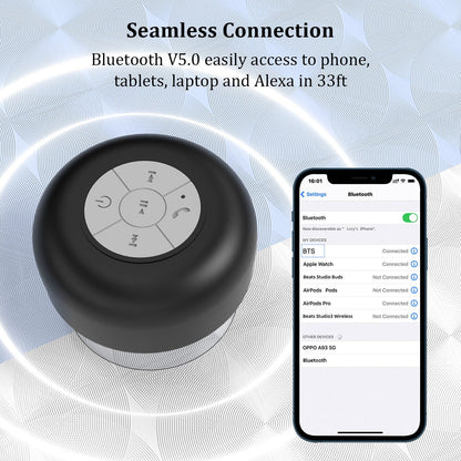 Waterproof Bathroom Bluetooth Speaker