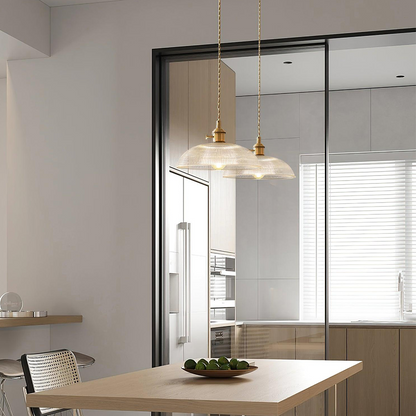 Simple Vintage Glass Drop Pendant Lamp