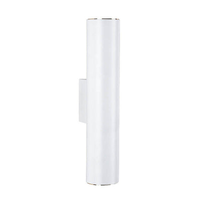 Silver Tube Dual Wall Light