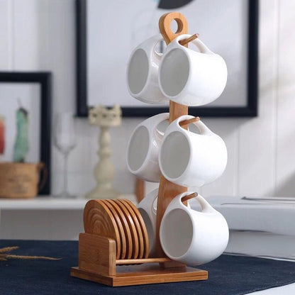 Classic Elegant Porcelain Tea Set - Pexav