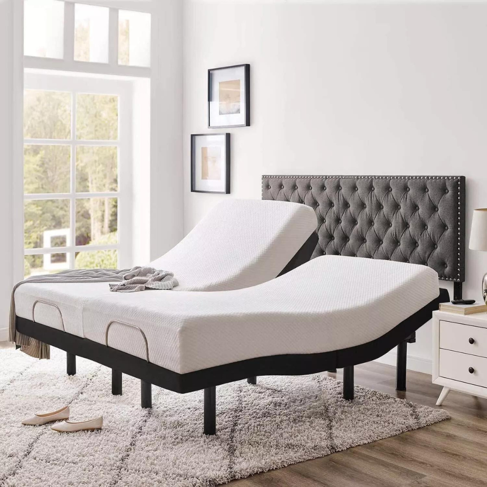 Comfortable Electric Adjustable Bed Frame with Remote Control