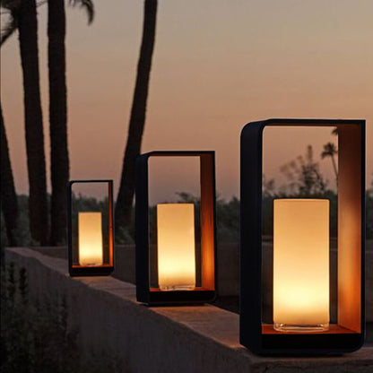 Bright Solar Powered Garden Path Light Fixture