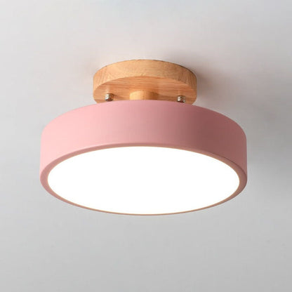 Simple Round LED Ceiling Light – Modern Flush Mount