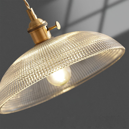 Simple Vintage Glass Drop Pendant Lamp