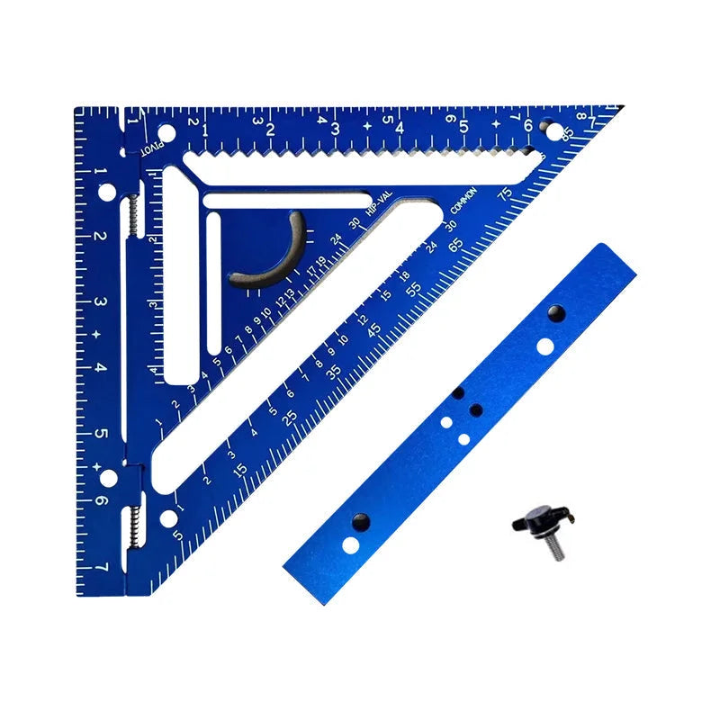 Accurate Rafter Square Tool with Level and Marking Guide