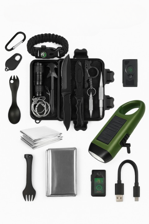 Ultimate 15-in-1 Survival Emergency Kit - Pexav