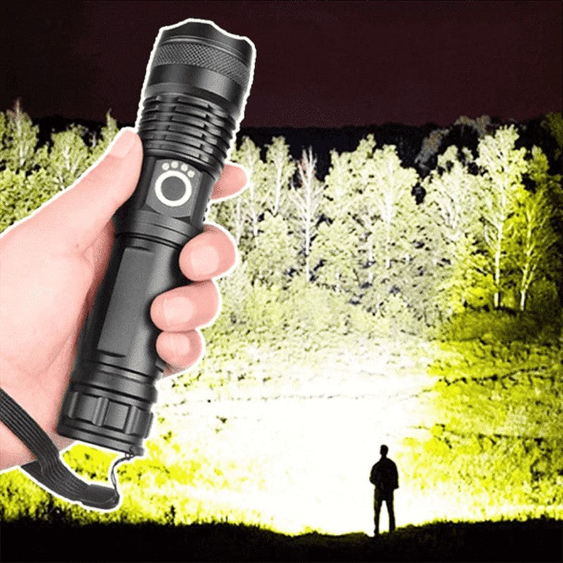 Brightest 150000 Lumens USB Rechargeable LED Torch - Pexav