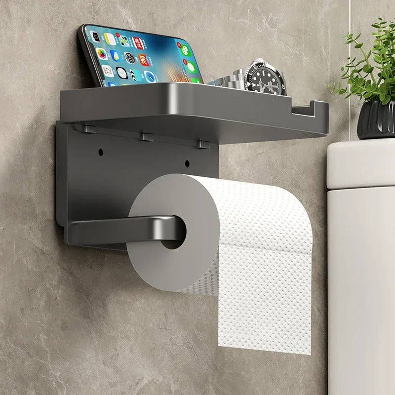 Space Saving Bathroom Tissue Holder