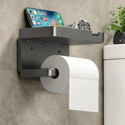 Space Saving Bathroom Tissue Holder