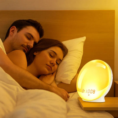 Wake Up Light Alarm Clock with Gentle Morning Simulation