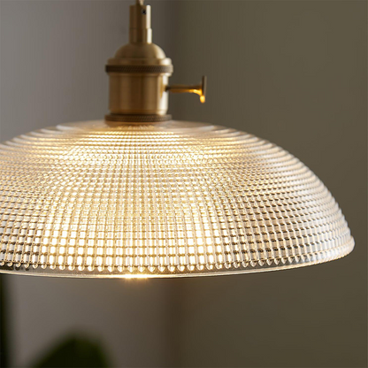 Simple Vintage Glass Drop Pendant Lamp
