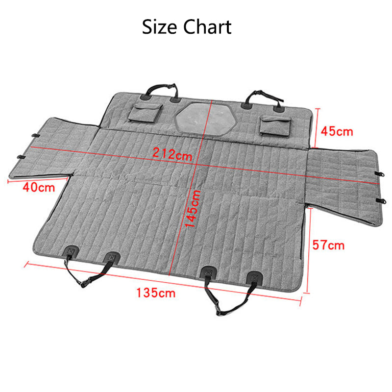 Durable Pet Car Seat Protector with Breathable Mesh