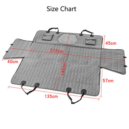 Durable Pet Car Seat Protector with Breathable Mesh