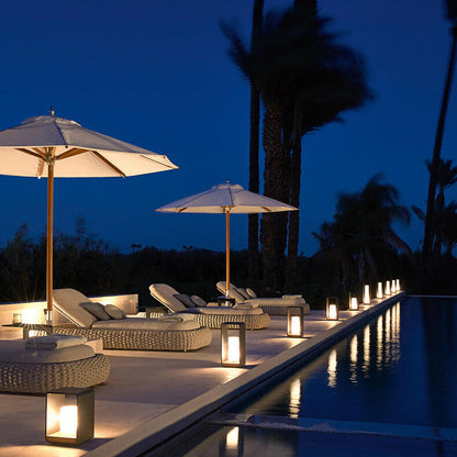 Bright Solar Powered Garden Path Light Fixture
