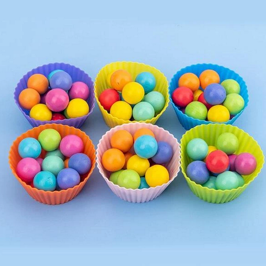 Wooden Educational Bead Sorting Toy