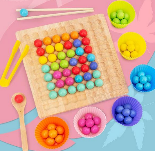 Wooden Educational Bead Sorting Toy