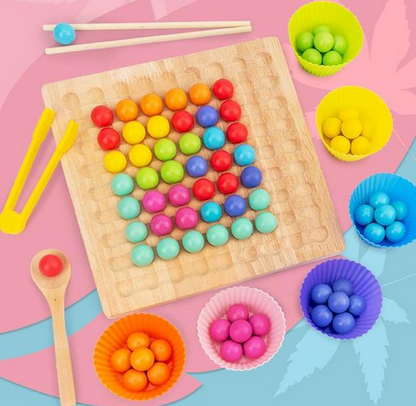 Wooden Educational Bead Sorting Toy