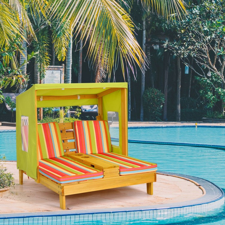Comfortable Double Pool Lounge Chair for Kids