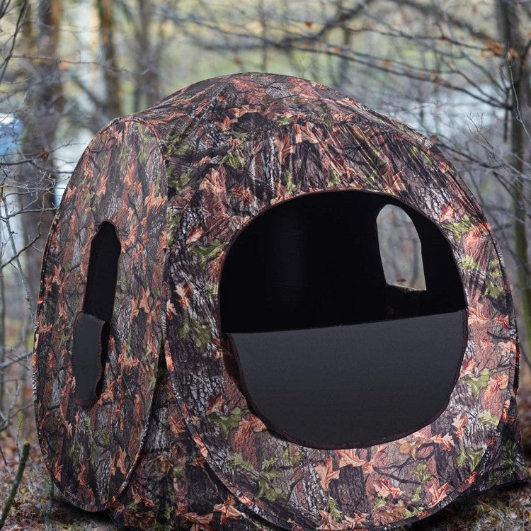 Compact Camo Hunting Ground Blind Shelter - Pexav
