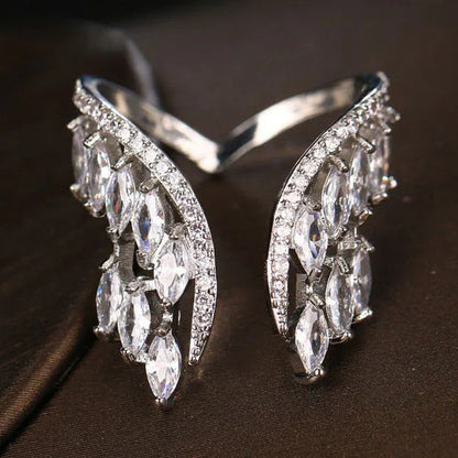 Beautiful Wing Shaped Ring and Bangle Set