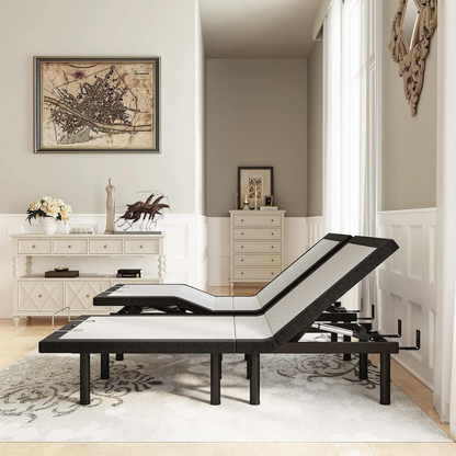 Comfortable Electric Adjustable Bed Frame with Remote Control