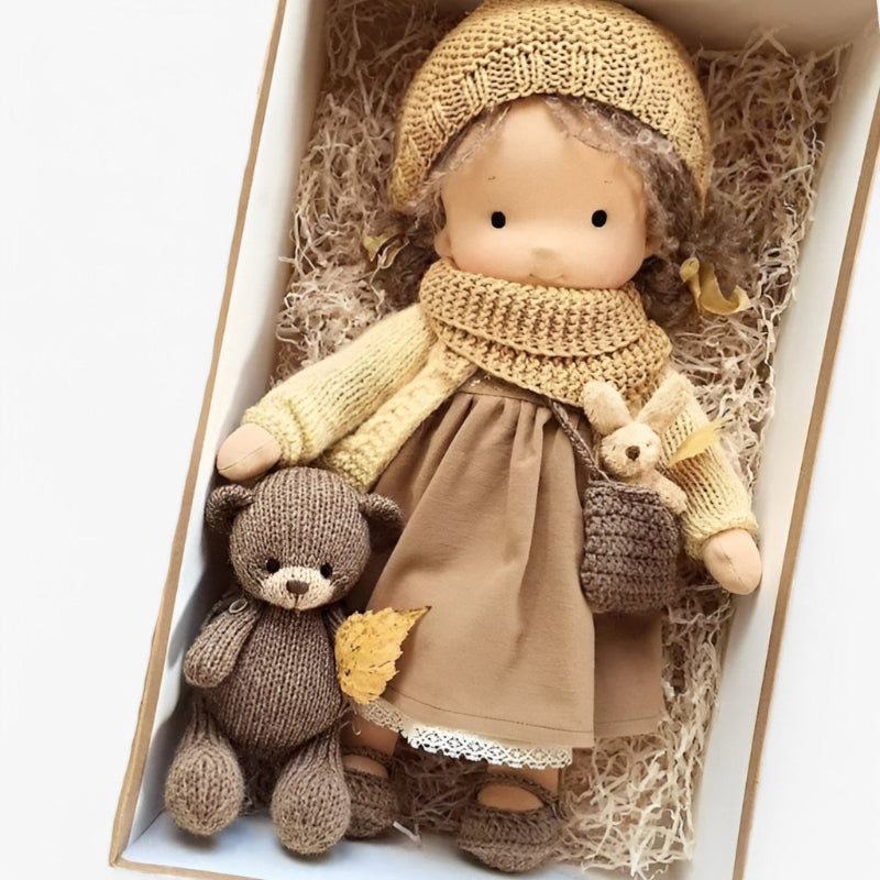 Artistic Handmade Doll for Creative Kids Play