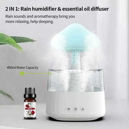 Compact Desk Lamp Humidifier Aroma Diffuser Night Light