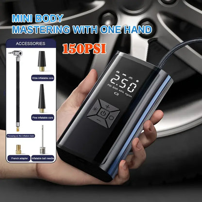 Compact Air Compressor Tire Pump