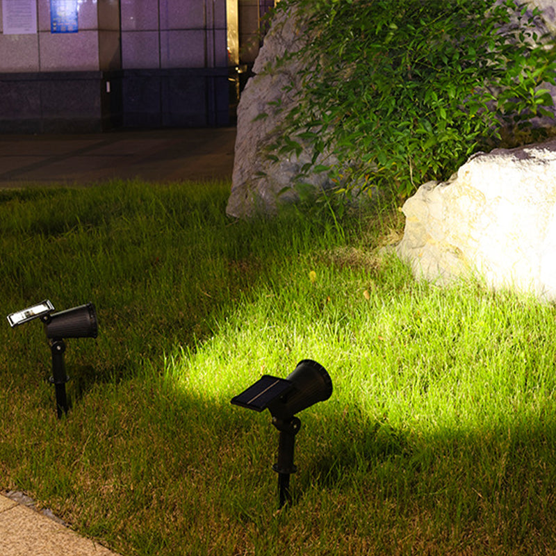 Colorful Outdoor Solar Powered LED Yard Spotlight