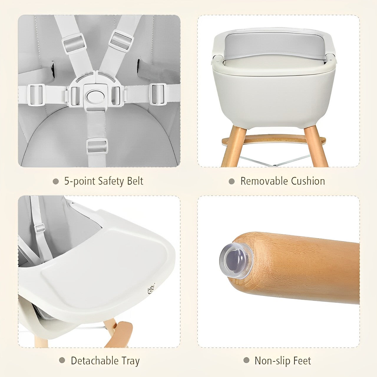 Space Saving 3 Stage Baby Chair