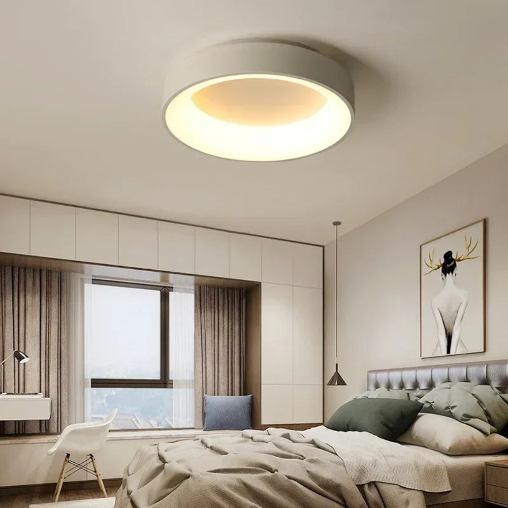 Sleek Flush Mount Ceiling Lamp for Indoor Lighting - Pexav