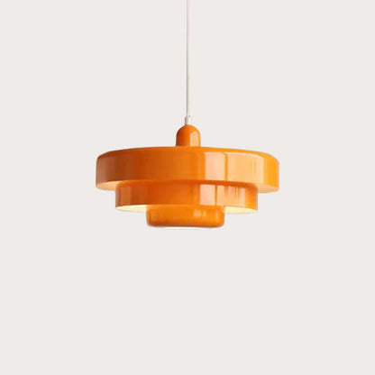 Medieval Retro Three-Tier Iron Pendant Light