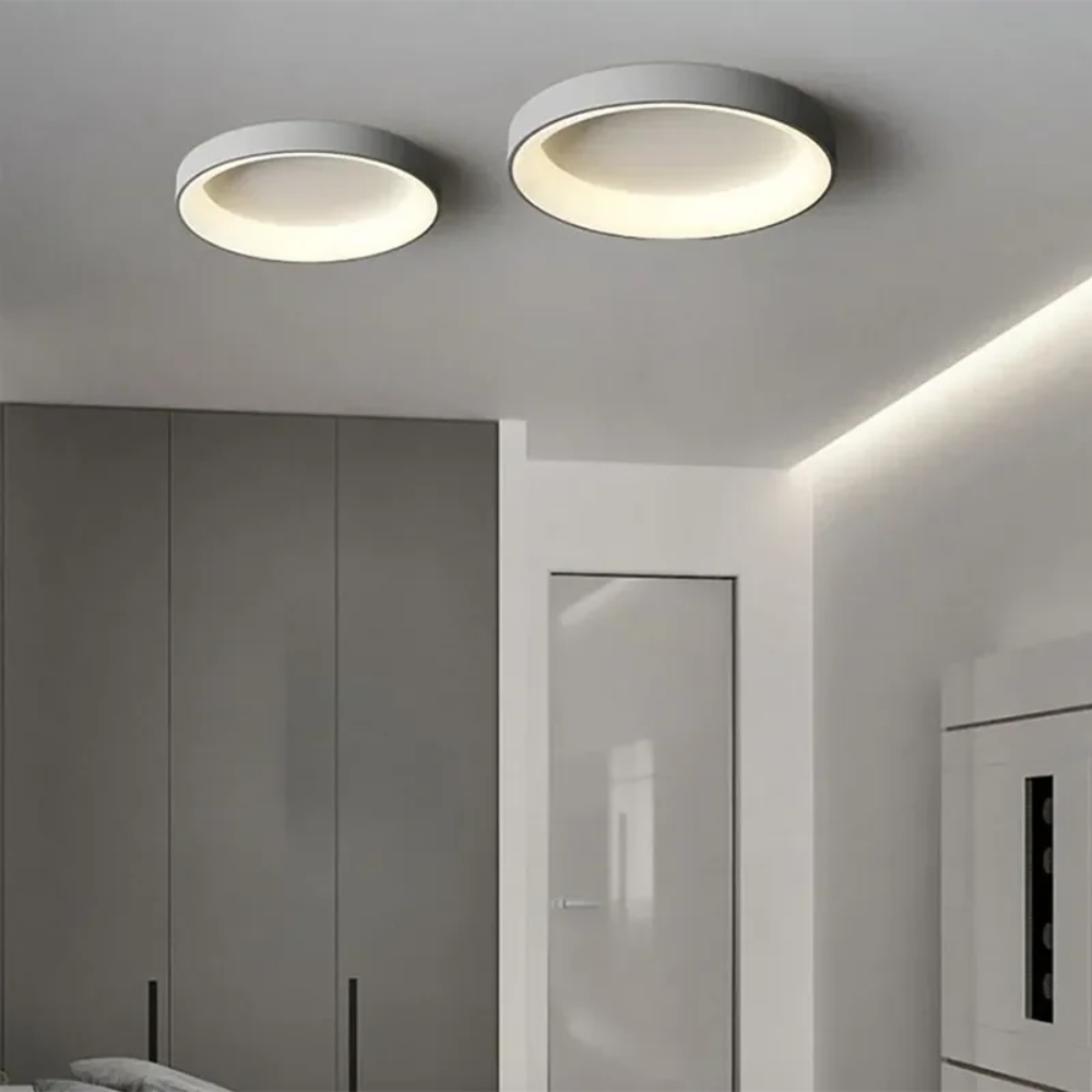 Sleek Flush Mount Ceiling Lamp for Indoor Lighting