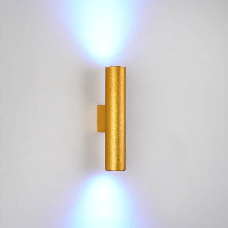 Silver Tube Dual Wall Light