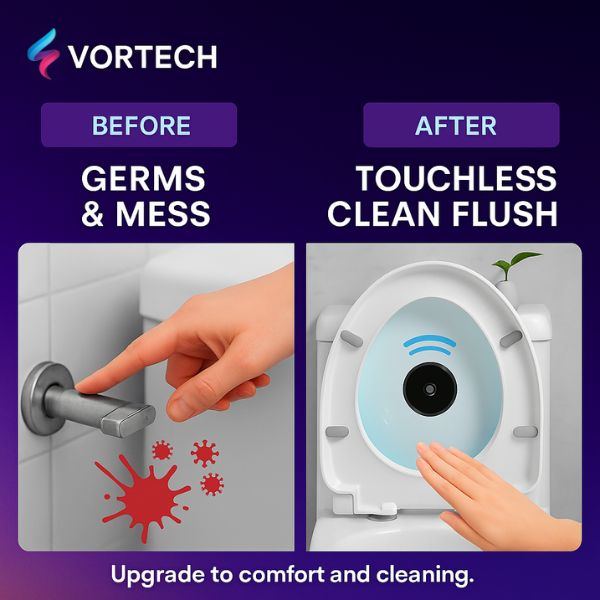 Automatic Hands-Free Toilet Flush Sensor