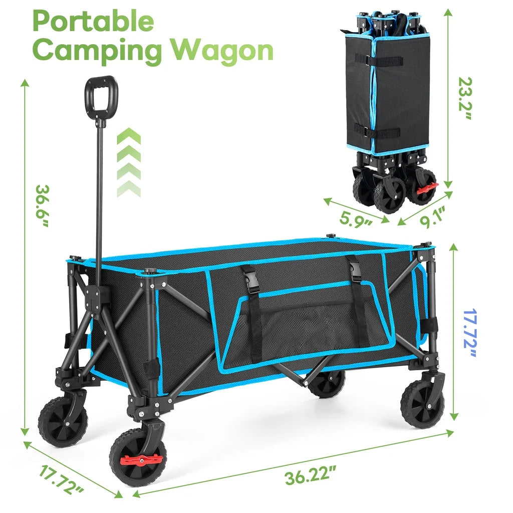 Sturdy Collapsible Outdoor Utility Wagon