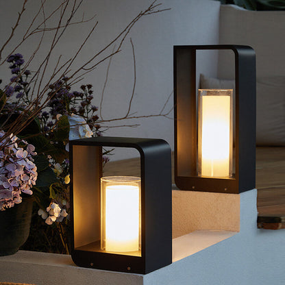 Bright Solar Powered Garden Path Light Fixture