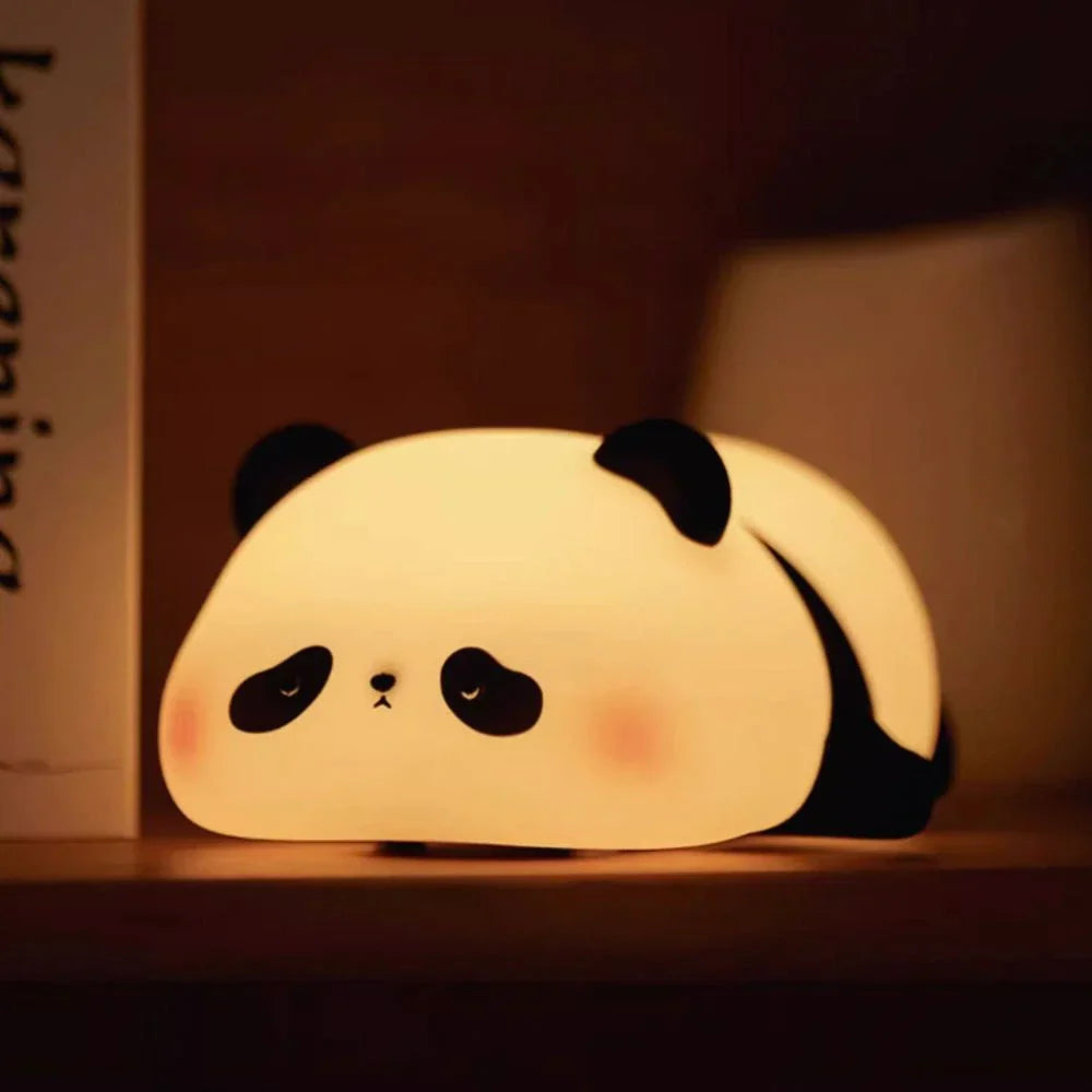 Fun Kids Nightlight - Colorful Soft Lamp with Rechargeable Battery