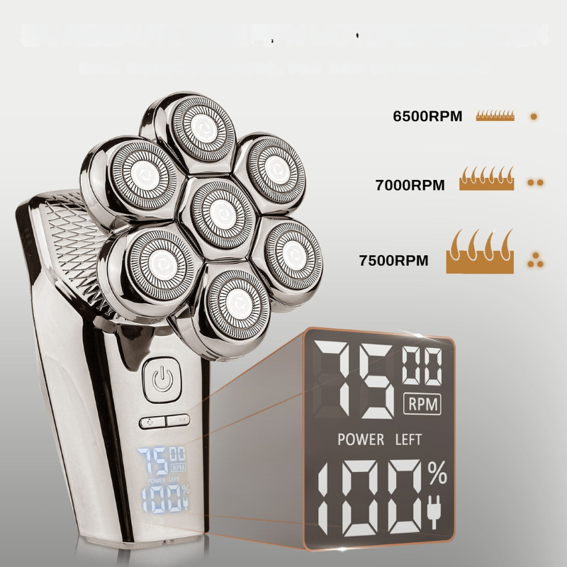Close Shave Pro - Electric Head Razor with Bonus Blade