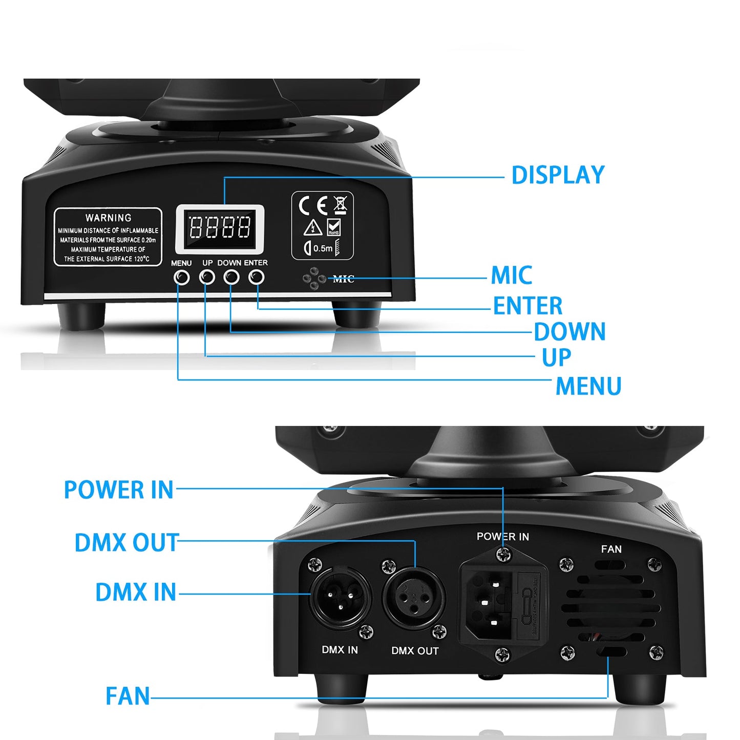 Automatic Stage Spot Lights