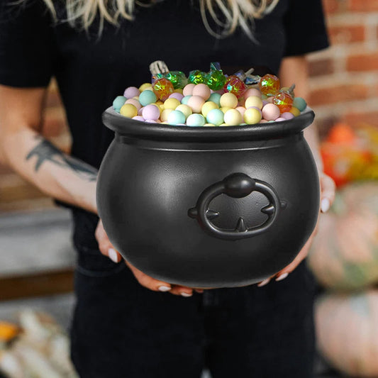 Spooky Black Halloween Candy Dish - Pexav