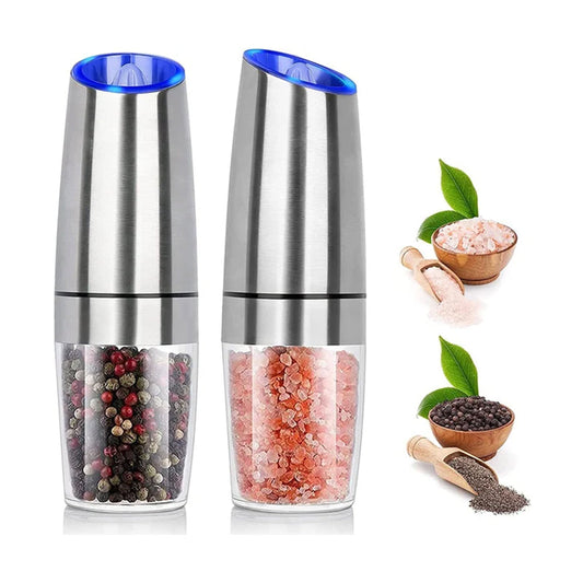 Automatic Battery Powered Pepper Grinder with LED Light - Pexav
