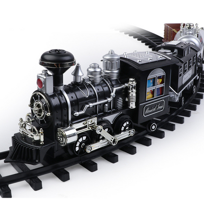 Christmas Tree Electric Train Set with Lights and Sound