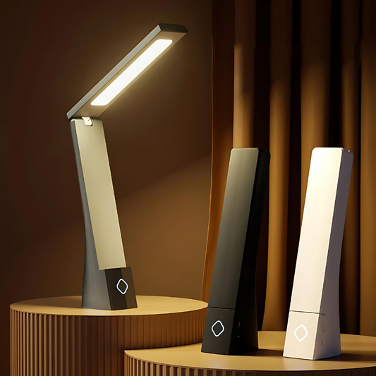 Slim Foldable Desk Lamp with Touch Sensor and Stylish Look - Pexav